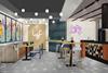 Artist's impression of the 'Bond' social kitchen at lyf Bugis Singapore