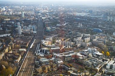 Aerial view in London Credit Pexels