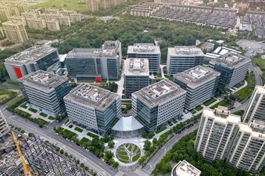The Springs business park in Shanghai developed by Tishman Speyer